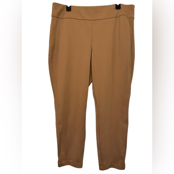 Express Columnist Ankle High Rise Ponte Pants - Picture 1 of 6